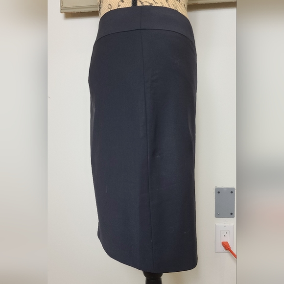 Navy Wool Ann Taylor Skirt Suit - Picture 7 of 11